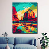 Painting by Numbers Rocky Coast in Color II