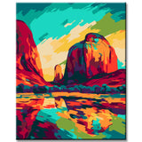 Painting by Numbers Rocky Coast in Color II