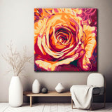 Painting by Numbers Rose in Abstract Art