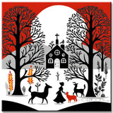 Swedish Folk Art 2 Paint by Numbers
