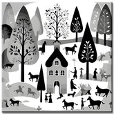 Swedish Folk Art 4 Paint by Numbers