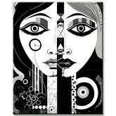 Abstract Women Portraits Painting by Numbers