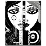 Abstract Women Portraits Painting by Numbers