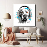 Painting by Numbers Dogs with Headphones