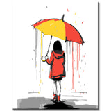 Rainbow Painting Paint by Numbers