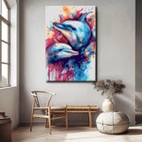 Painting by Numbers Dolphins Color Game