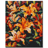 Madonna Lily Flowers Painting by Numbers - Shipping from DE