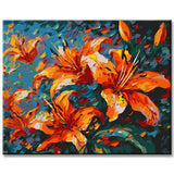 Bright Lilies Painting by Numbers