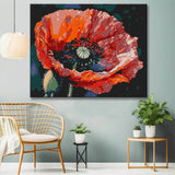 Poppies Blossom III Painting by Numbers - Shipping from DE
