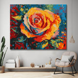 Rose blossom painting by numbers - shipping from DE
