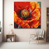 Poppy blossom art painting by numbers - shipping from DE