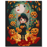 Paint by Numbers for Kids Halloween Night