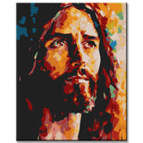 Painting by numbers Jesus portrait