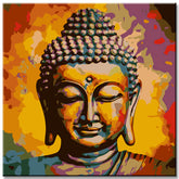 Painting by Numbers Golden Buddha