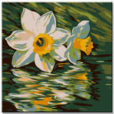 Paint by Numbers Daffodils Painting
