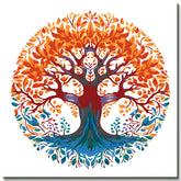 Mandala Tree of Life Painting by Numbers