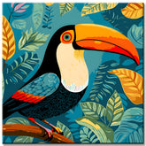 Toucan Bird Painting by Numbers