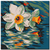Painting by Numbers Daffodils Reflection