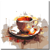 Painting by Numbers Coffee Color Art