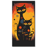 Paint by Numbers Cats Art Painting