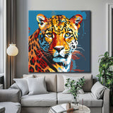 Leopard Face - Painting by Numbers