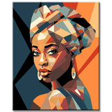 Cubist Portraits As A Gallery Wall Abstract and Colorful Canvas Pictures 5-Panel