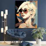 Paint by Numbers Art - Blonde Girl