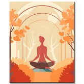 Yoga Picture To Color Paint by Numbers