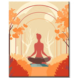 Exclusive Yoga Canvas ArtStylish and ExpressIVe Gallery Wall Pictures 4-Panel