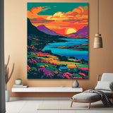 Sunset at the Ring of Kerry Painting by Numbers - Shipping from DE