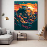 Lively Athens Landscape Painting by Numbers - Shipping from DE