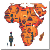 Africa Map Paint by Numbers
