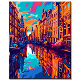 City Silhouettes Painting by Numbers