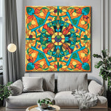 Painting by Numbers Kaleidoscope in Art Nouveau II