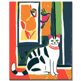 Fauvism Style Canvas ArtVibrant Still Life for Your Picture Wall 4-Panel