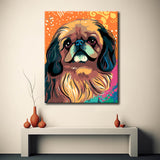 Painting by Numbers Illustration Cavachon Dog