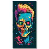 Modern line icon - painting by numbers