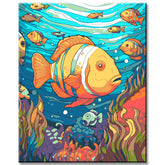 Children's Illustration Paint by Numbers