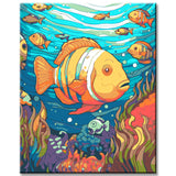 Children's Illustration Paint by Numbers