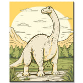 Sauroposeidon - Painting by Numbers