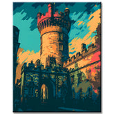 Colorful Pop Art Kilkenney Painting by Numbers