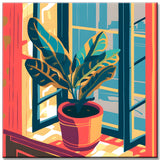 Window View Painting by Numbers
