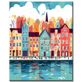 Fjallgatan Old Town Painting by Numbers