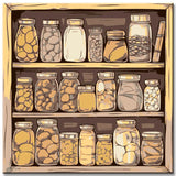 Preserving Shelf - Paint by Numbers