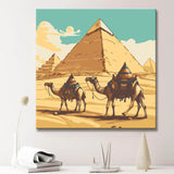Pyramids in Giza - Paint by Numbers