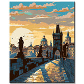 Prague Scenery - Painting by Numbers