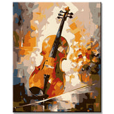 Abstract Music Beauty Painting by Numbers