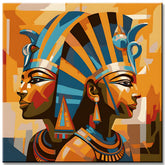 Pharaoh Portraits - Paint by Numbers