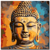 Mysterious Buddha Portrait - Paint by Numbers