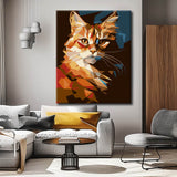 Painting by Numbers Siberian Cat